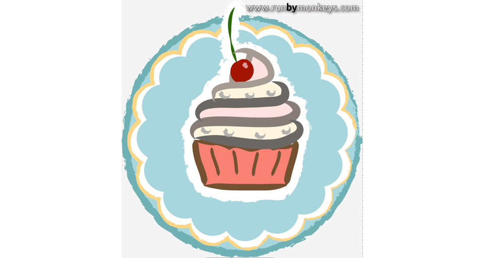 Yummy cupcakes logo